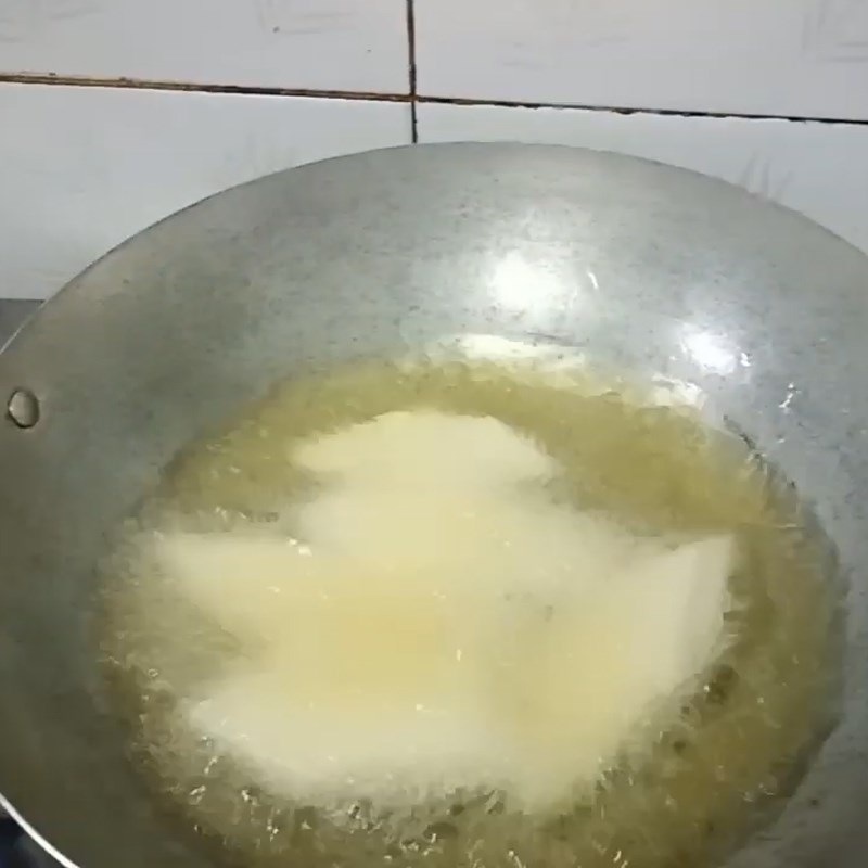 Bước 3 Chiên sake Sake chiên bằng bột chiên chuối