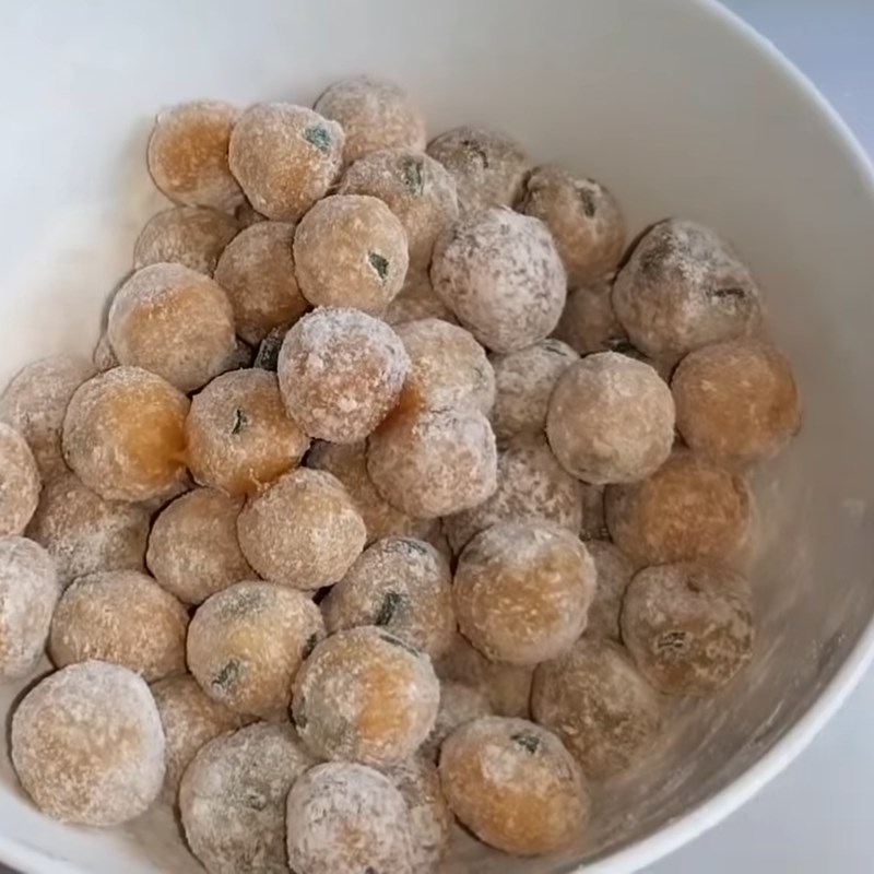 Bước 6 Chiên tôm viên Tôm viên chay