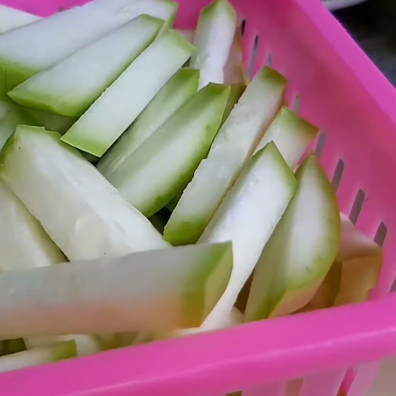 Bước 2 Chuẩn bị các nguyên liệu còn lại Cháo đậu xanh chay bầu