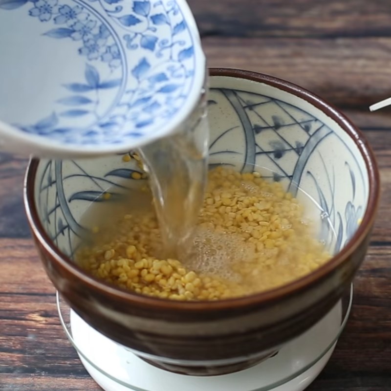 Bước 1 Chuẩn bị đậu xanh Chè bưởi An Giang