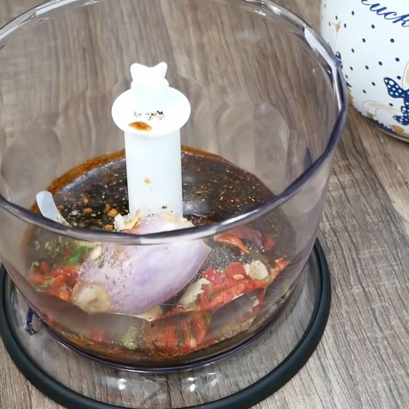 Bước 2 Chuẩn bị gia vị ướp Lòng bò khìa bằng nồi áp suất điện