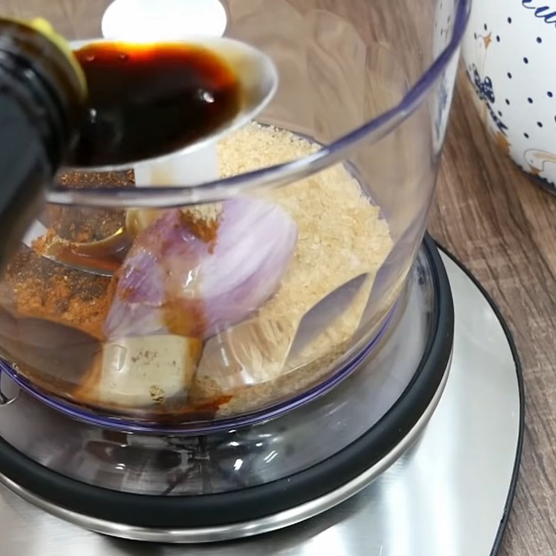Bước 2 Chuẩn bị gia vị ướp Lòng bò khìa bằng nồi áp suất điện