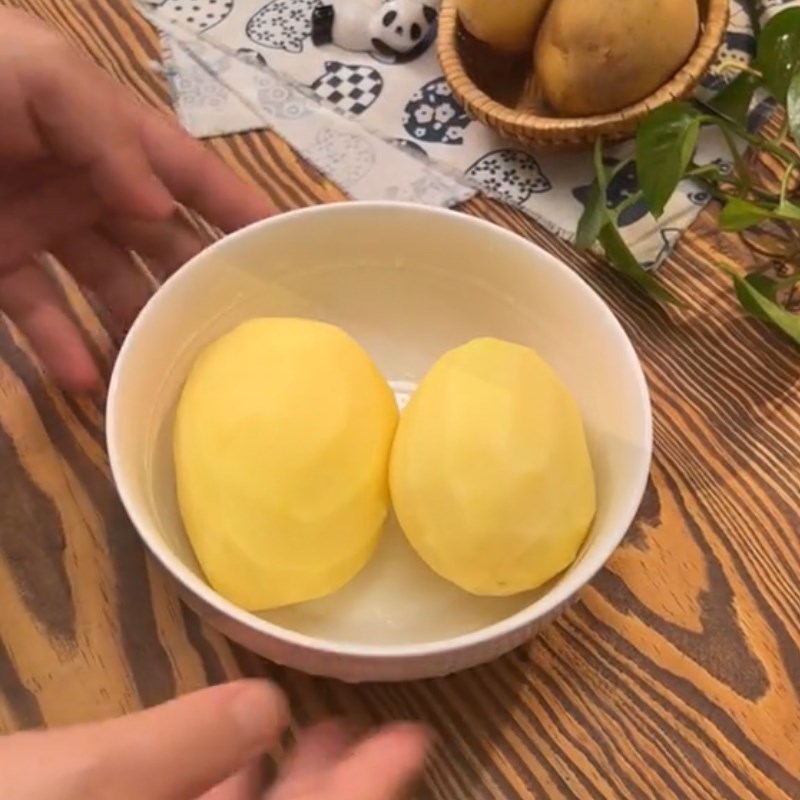 Bước 1 Chuẩn bị nguyên liệu Bánh khoai tây nướng (Công thức được chia sẻ từ Tiktok Cách Nấu Ngon cùng Cách Nấu Ngon)