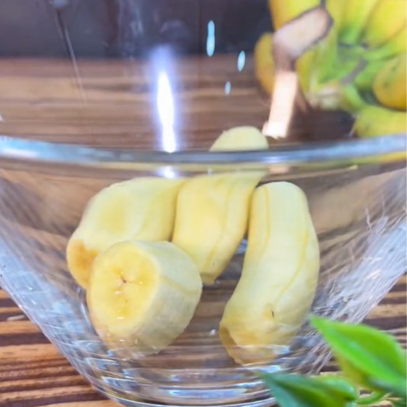 Bước 1 Chuẩn bị nguyên liệu Bánh chuối phô mai (Công thức được chia sẻ từ Tiktok Cách Nấu Ngon cùng Cách Nấu Ngon)