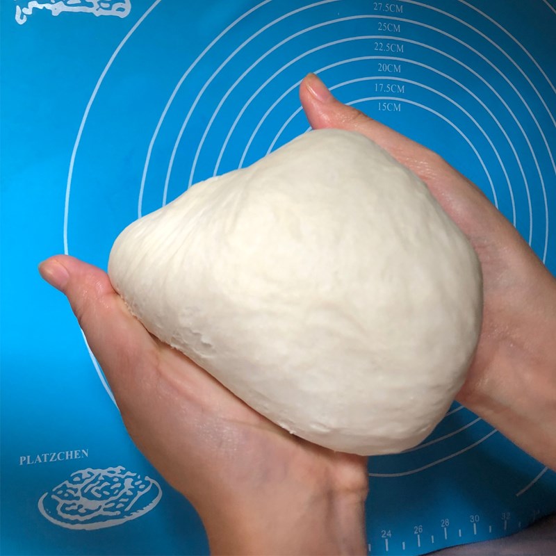 Bước 1 Chuẩn bị phần bột bánh bao sữa Bánh bao hoa đậu biếc không nhân