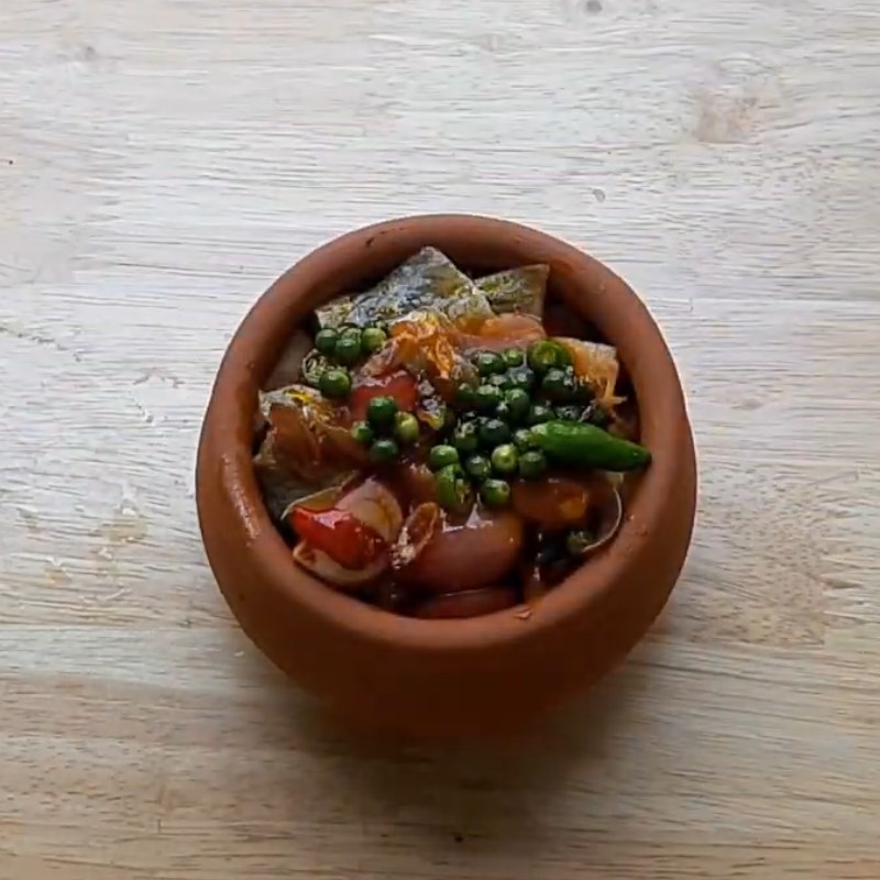 Bước 3 Chưng khô Khô cá đù chưng thịt