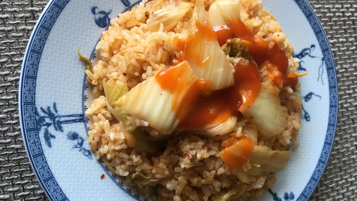 Cơm rang kim chi (công thức được chia sẻ từ người dùng)