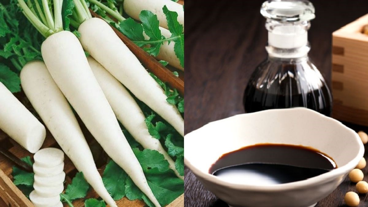 Nguyên liệu món ăn củ cải ngâm nước mắm, ngâm nước