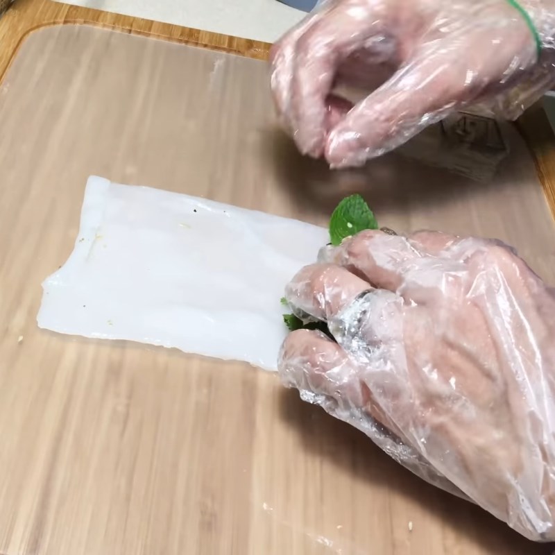 Bước 6 Cuốn bánh Bánh ướt cuốn thịt nướng Hội An