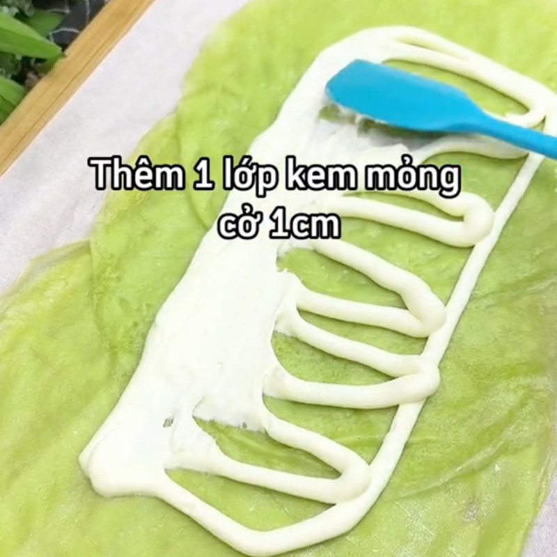 Bước 4 Cuộn bánh crepe sầu riêng Bánh crepe cuộn sầu riêng (Công thức từ kênh tiktok Cách Nấu Ngon cùng Cách Nấu Ngon)
