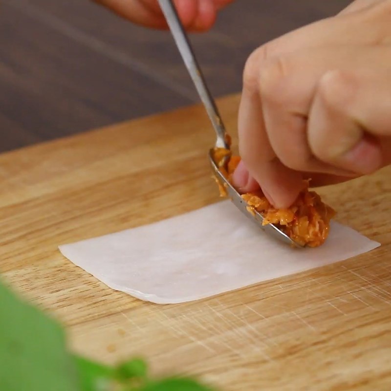 Bước 5 Cuốn chả Chả tôm Thanh Hóa