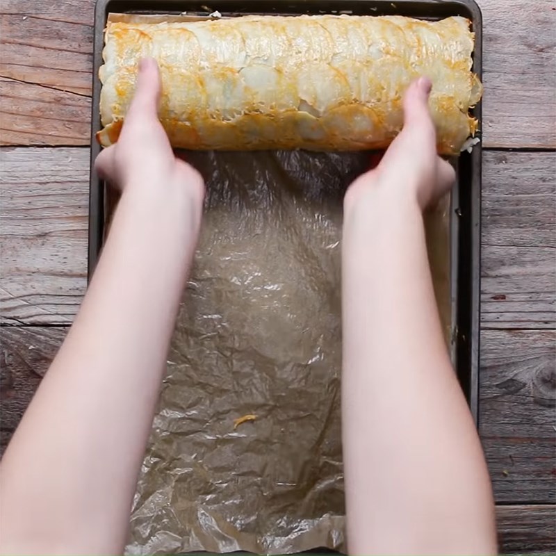 Bước 5 Cuộn khoai tây Khoai tây cuộn thịt bò bằm