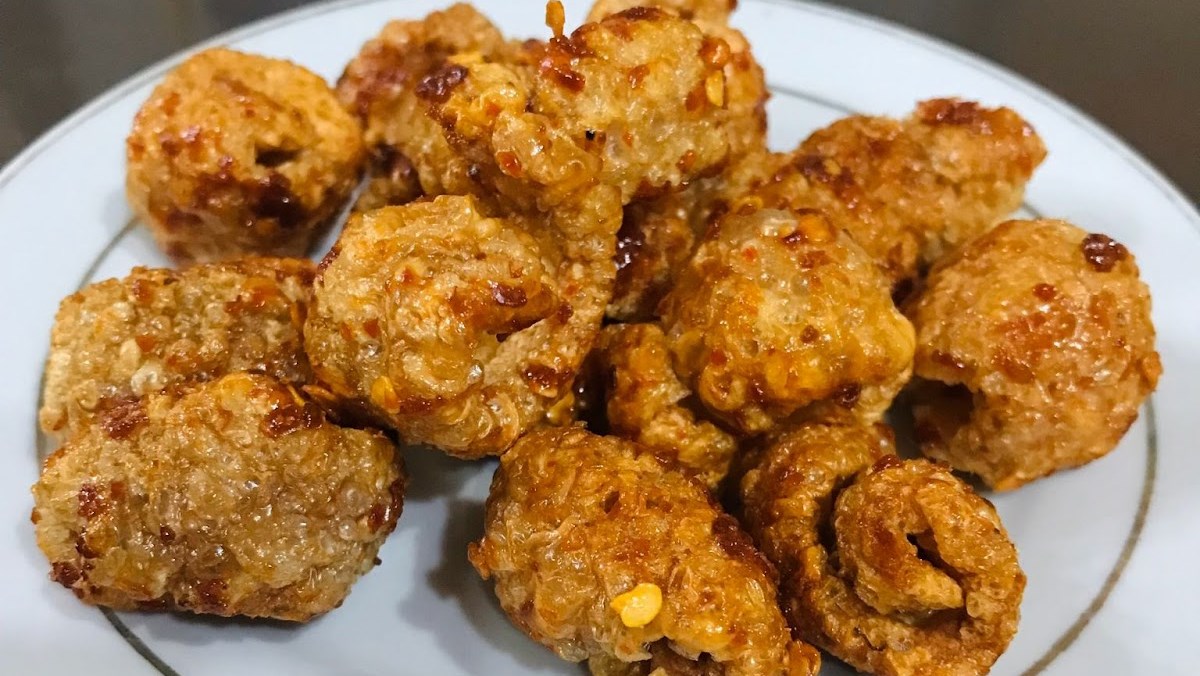Da heo chiên nước mắm