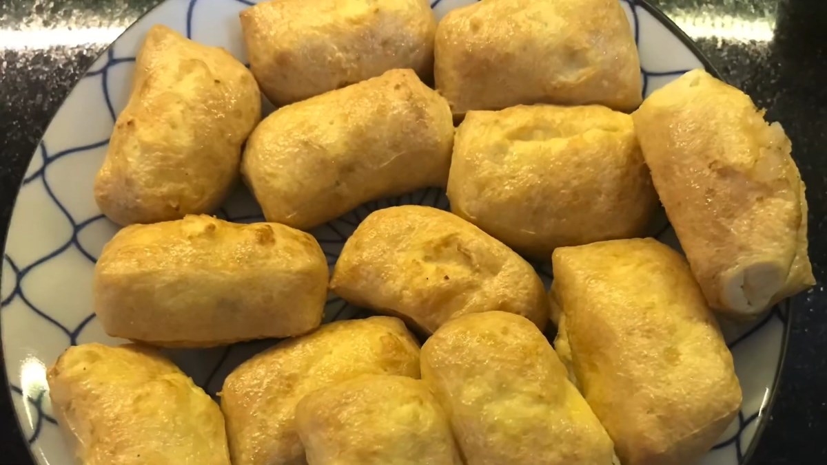 Đậu hũ chiên bằng nồi chiên không dầu