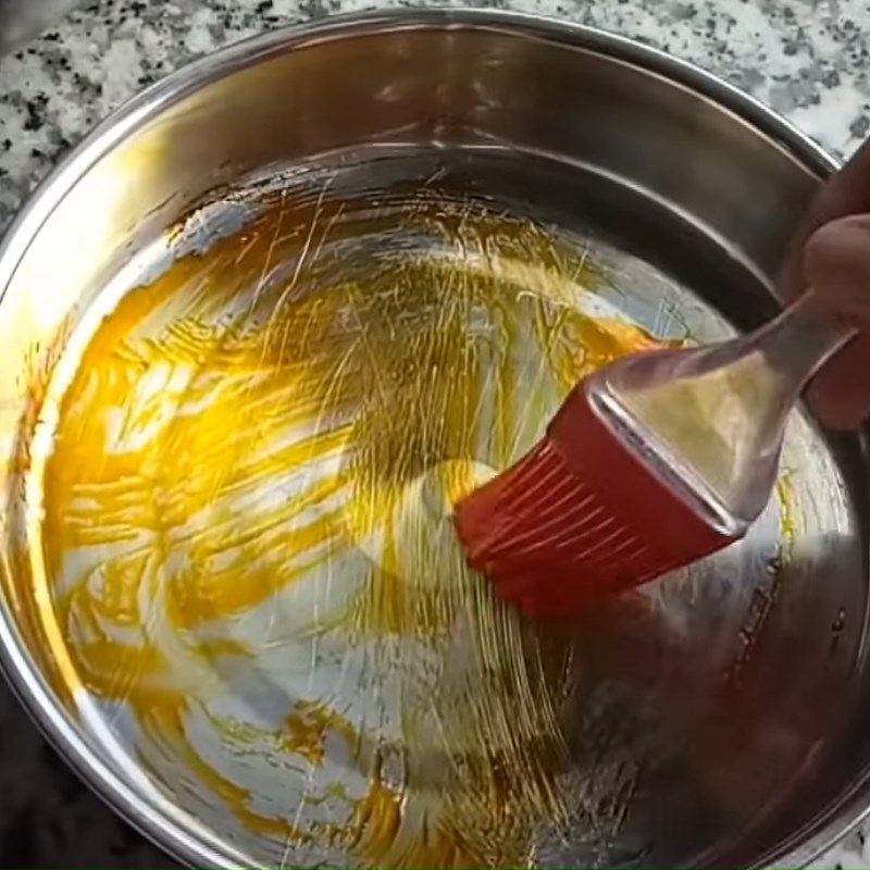Bước 3 Đổ khuôn làm chả Chả trứng muối