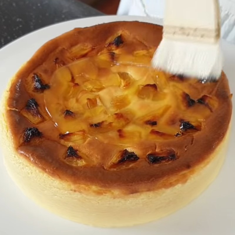 Bước 8 Đổ khuôn, nướng bánh Bánh phô mai nướng dứa