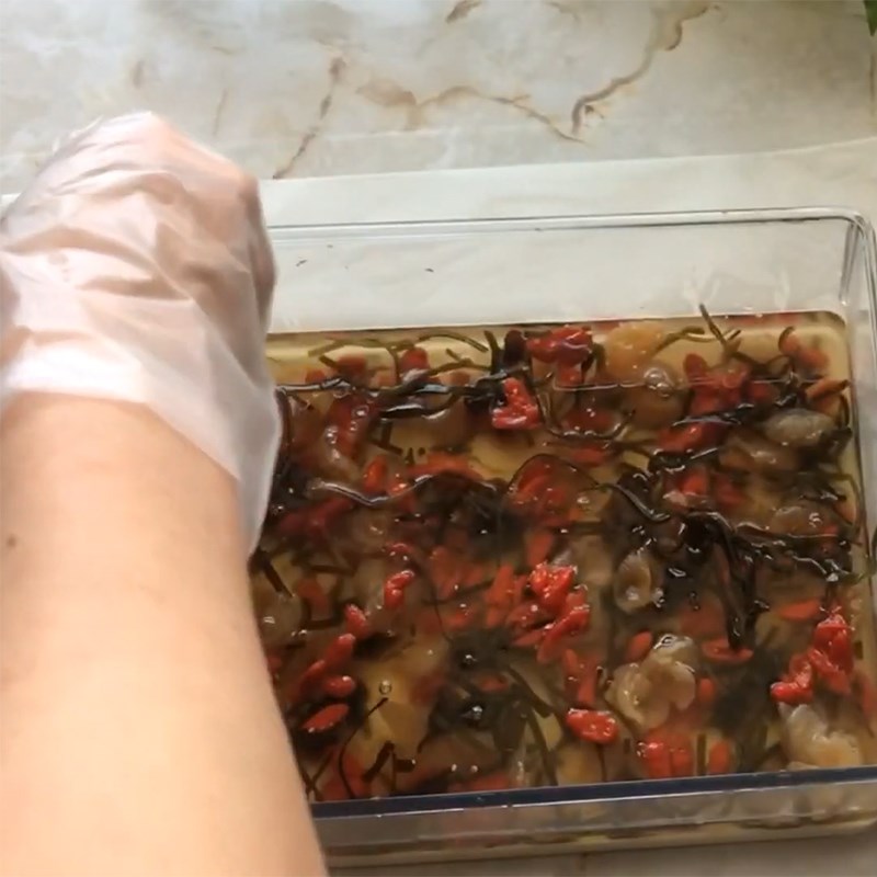 Bước 4 Đổ khuôn rau câu sâm bổ lượng Thạch rau câu sâm bổ lượng