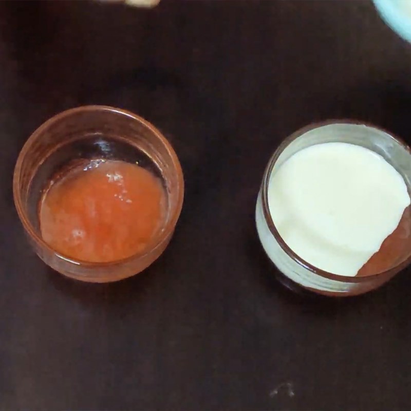 Bước 5 Đổ khuôn và làm lạnh bánh lần 2 Panna cotta mận
