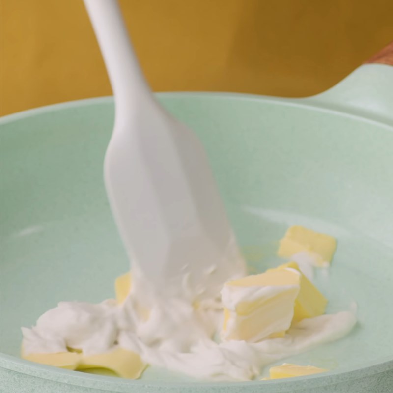 Bước 3 Đun chảy kẹo dẻo Mashmallow Kẹo Nougat chanh sữa dừa