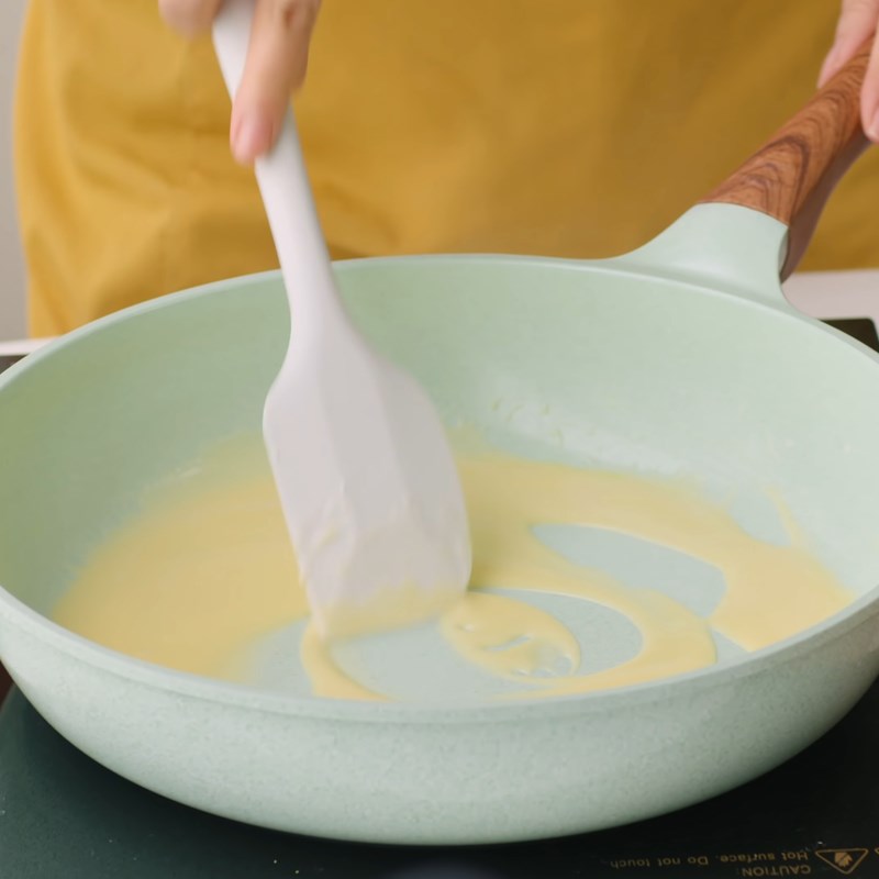 Bước 3 Đun chảy kẹo dẻo Mashmallow Kẹo Nougat chanh sữa dừa