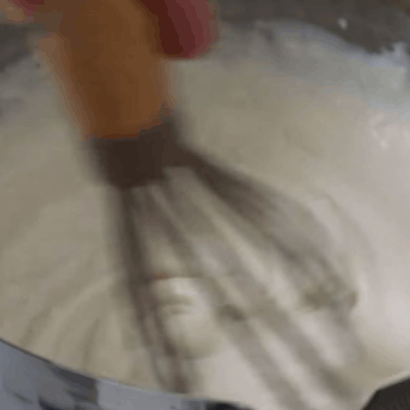 Bước 2 Đun hỗn hợp sữa Pudding sữa dừa