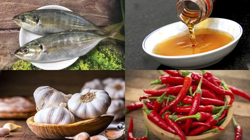 Nguyên liệu món ăn cá ngân chiên giòn và chiên mắm