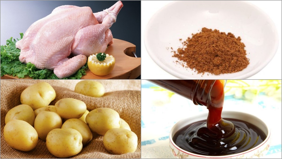 Nguyên liệu món ăn 3 cách làm gà tây nướng nguyên con