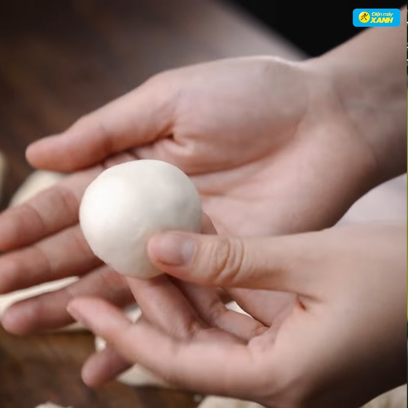 Bước 3 Gói bánh Bánh bao đào tiên