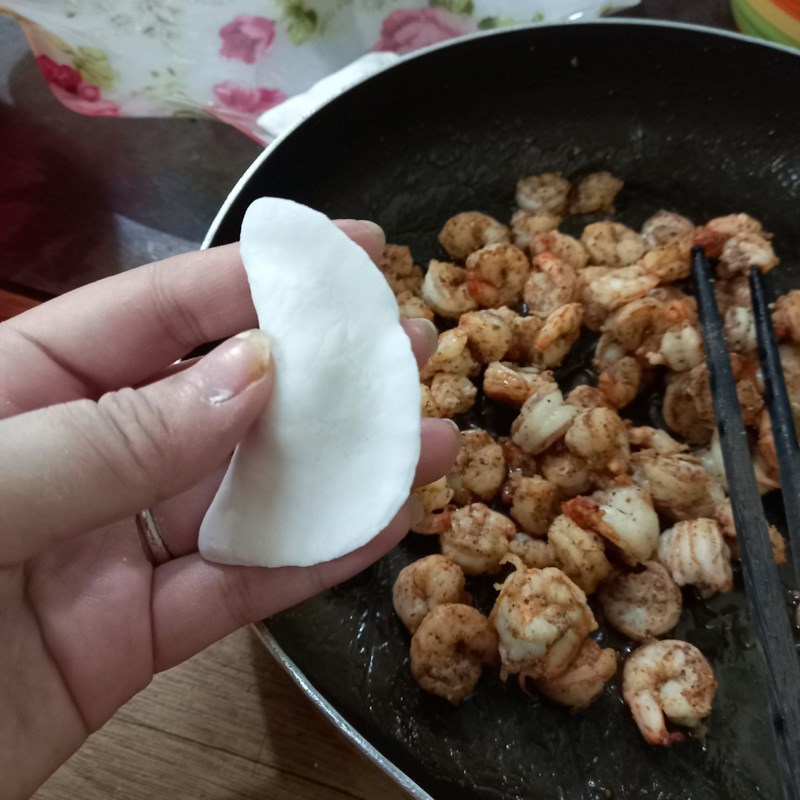 Bước 5 Gói bánh Bánh bột lọc bằng bột năng nhân tôm thịt