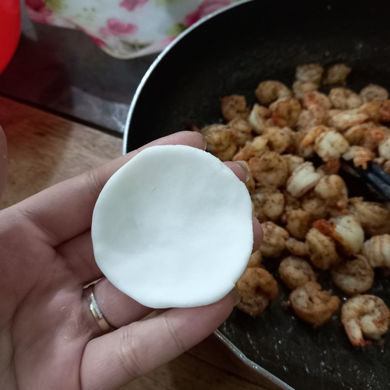 Bước 5 Gói bánh Bánh bột lọc bằng bột năng nhân tôm thịt