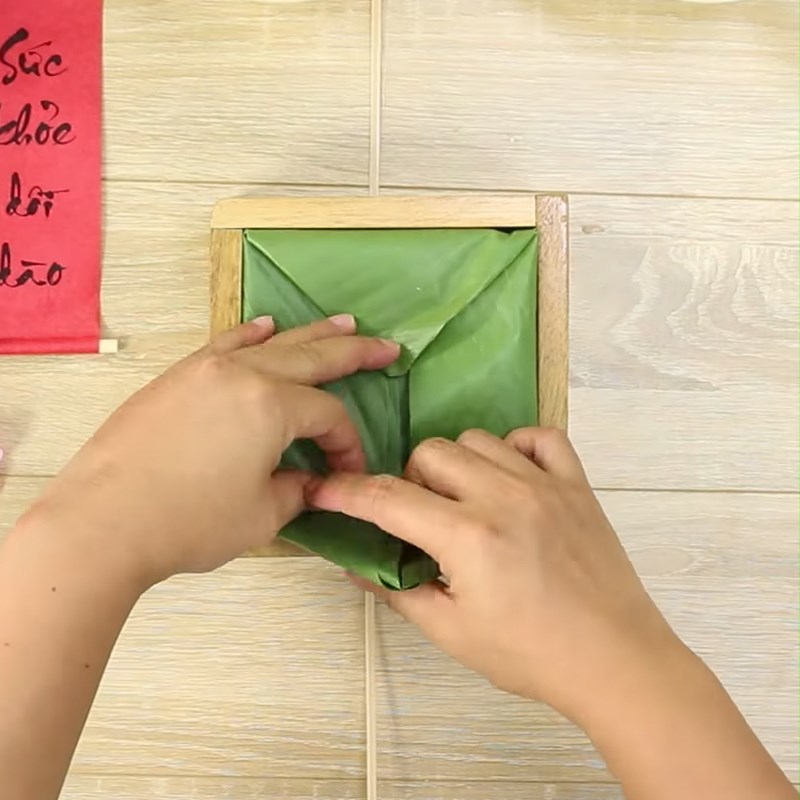 Bước 7 Gói bánh chưng Bánh chưng gạo nếp lứt