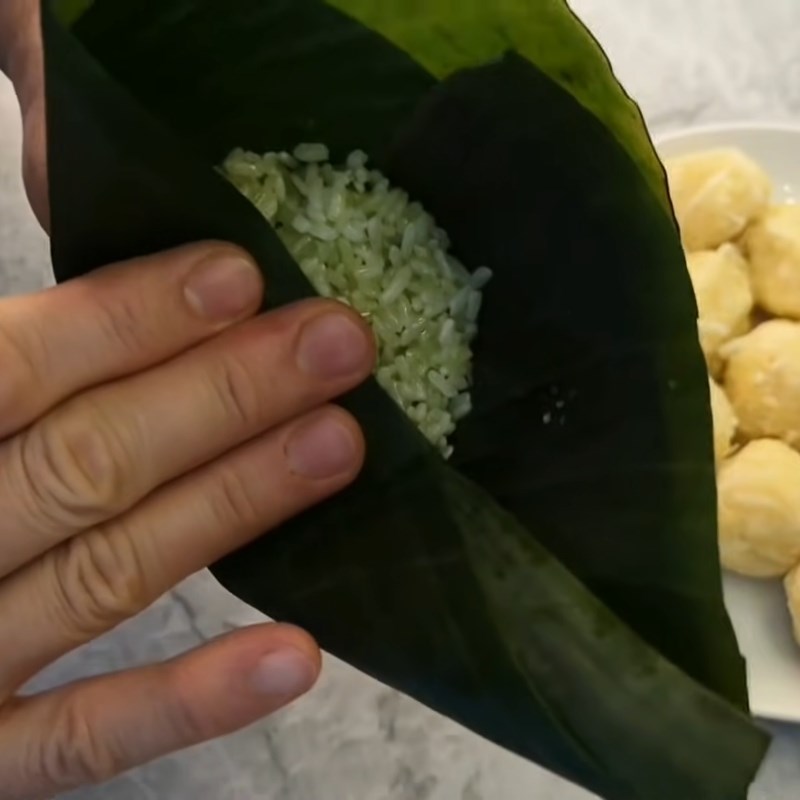 Bước 5 Gói bánh ú Bánh ú nhân đậu xanh