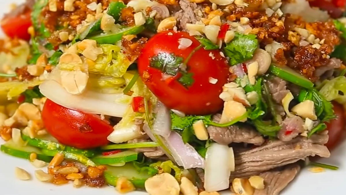 Gỏi bò Thái Lan sả ớt