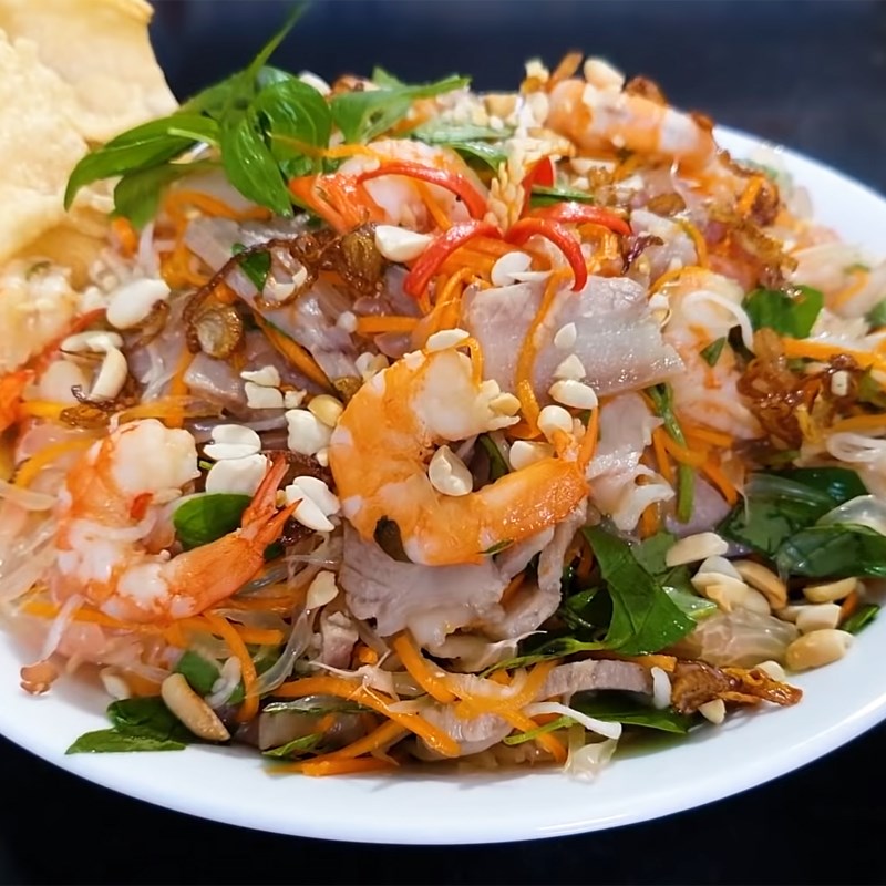 Bước 7 Thành phẩm Gỏi bưởi tôm thịt