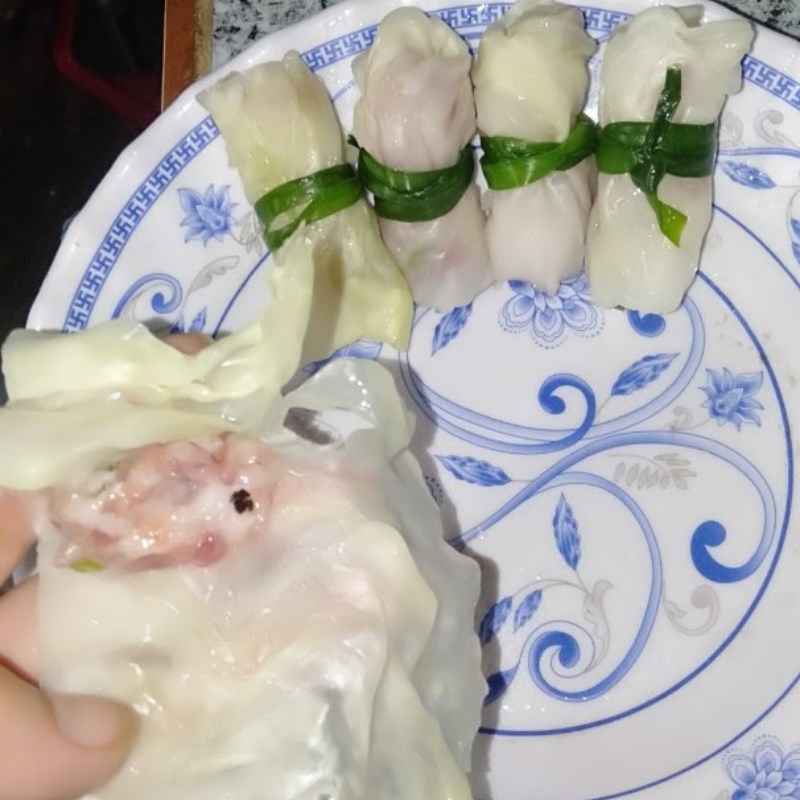 Bước 3 Gói cải thảo cuộn thịt Canh bắp cải cuốn thịt bằm