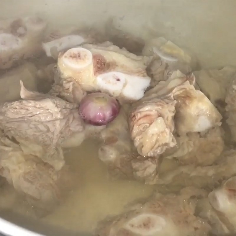 Bước 3 Hầm sườn bò Sườn bò hầm đu đủ