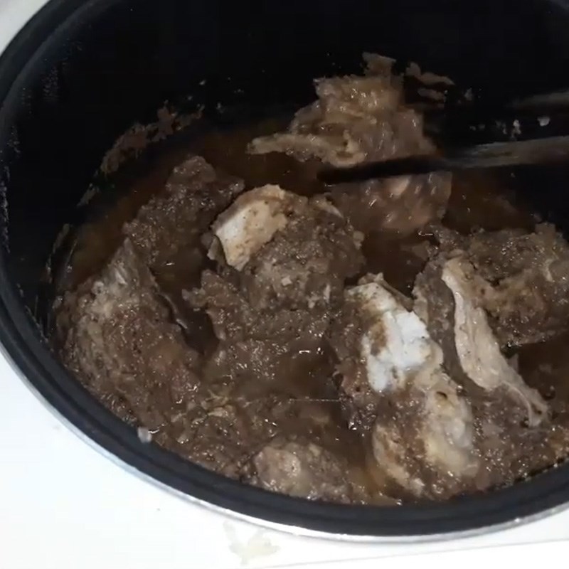 Bước 3 Hầm sườn bò Sườn hầm nước tương