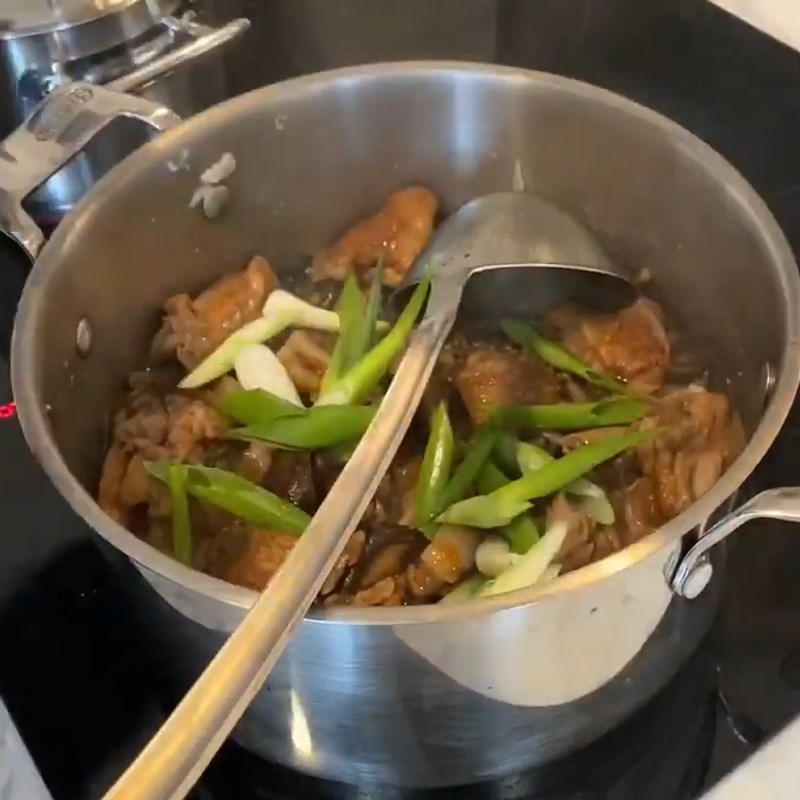 Bước 5 Hầm vịt Vịt nấu nấm