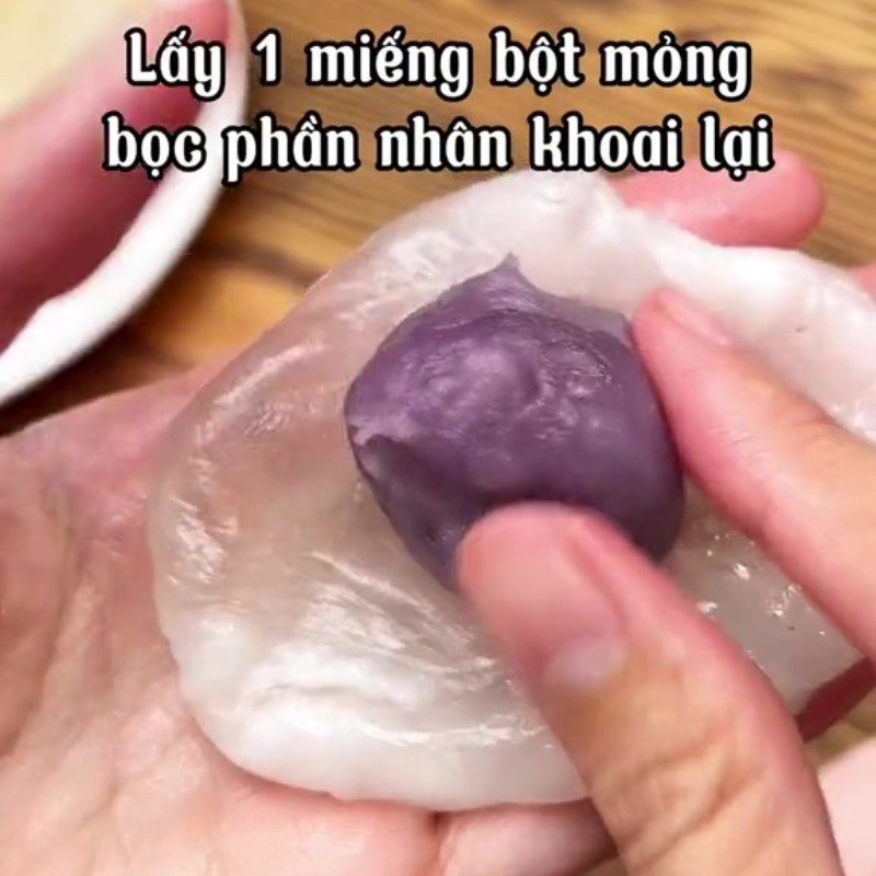 Bước 5 Hấp bánh Bánh xu xê nhân khoai
