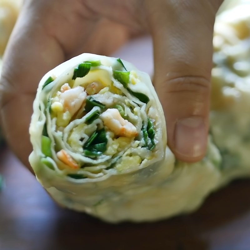 Bước 5 Hấp bánh Bánh cuốn nhân tôm