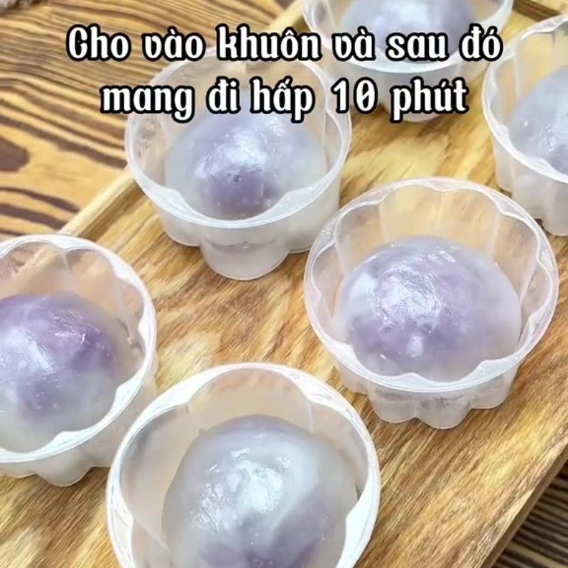 Bước 5 Hấp bánh Bánh xu xê nhân khoai