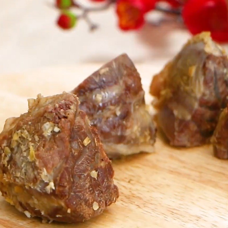 Bước 3 Hấp bắp bò Bắp bò ngâm nước tương