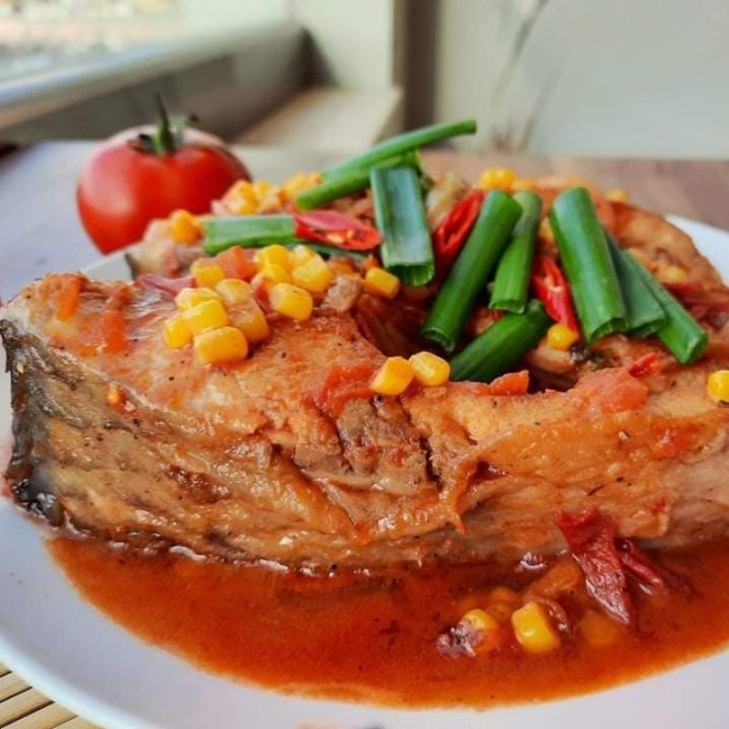 Bước 4 Thành phẩm Cá chép sốt cà chua