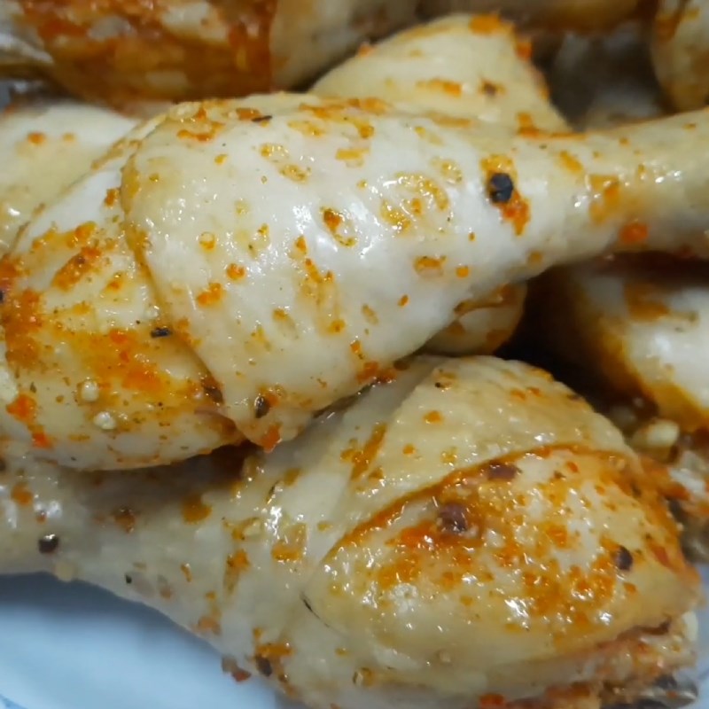 Bước 3 Hấp gà Gà chiên cốm