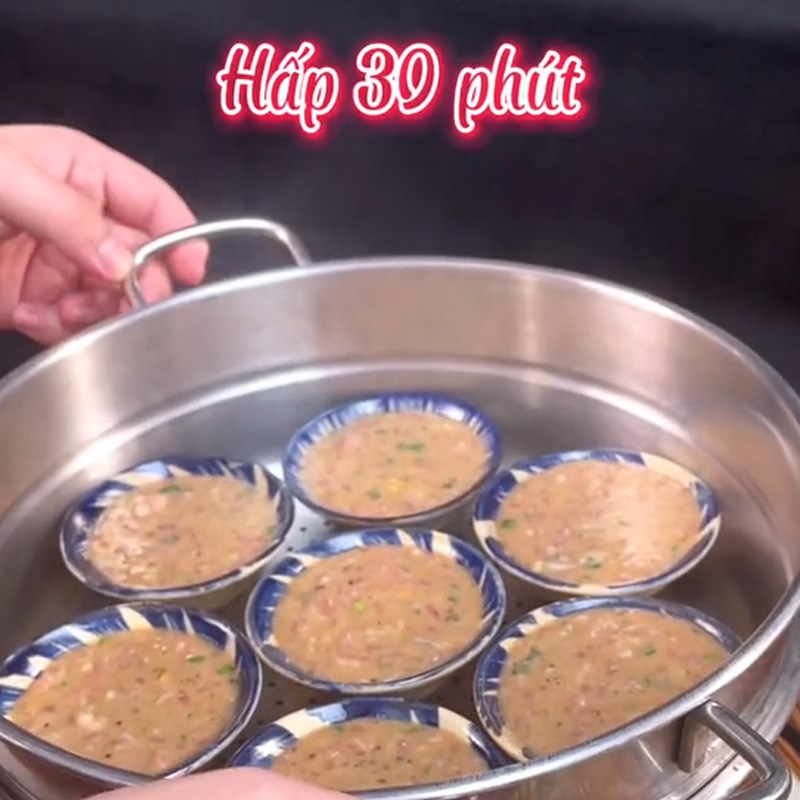Bước 3 Hấp mắm chưng Mắm chưng thịt trứng (Công thức được chia sẻ từ TikTok Cách Nấu Ngon cùng Cách Nấu Ngon)
