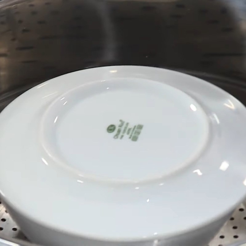 Bước 5 Hấp món ăn Nấm đùi gà hấp cải xanh