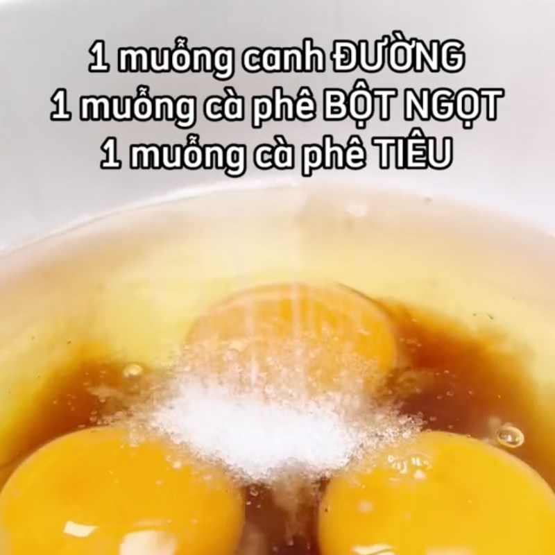 Bước 1 Hấp trứng Trứng hấp sốt cà (Công thức từ kênh tiktok Cách Nấu Ngon cùng Cách Nấu Ngon)