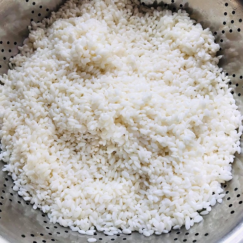 Bước 2 Hấp xôi Xôi nếp