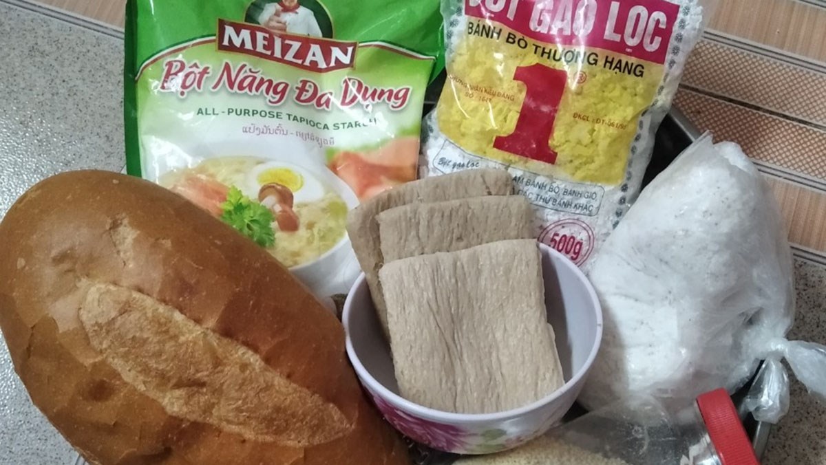 Nguyên liệu món ăn heo quay chay