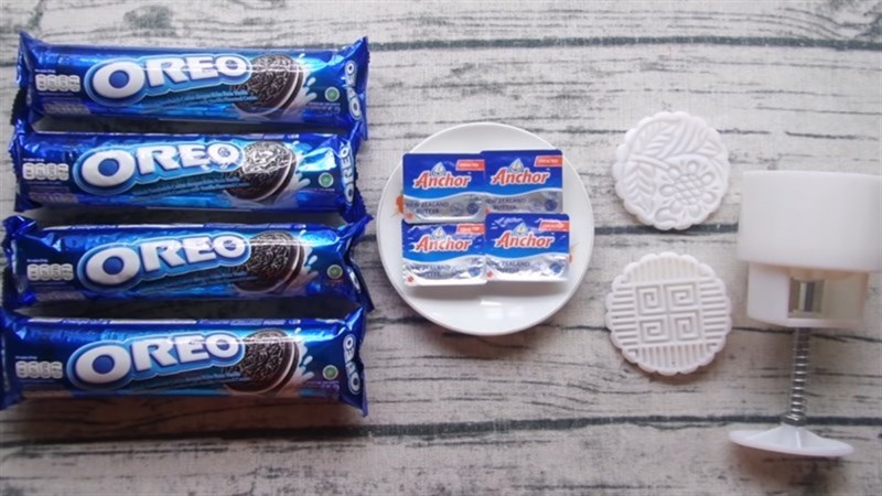 Nguyên liệu món ăn bánh trung thu oreo